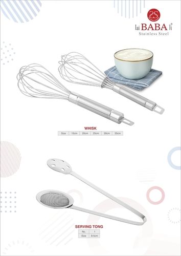 SS Whisk/Serving Tong
