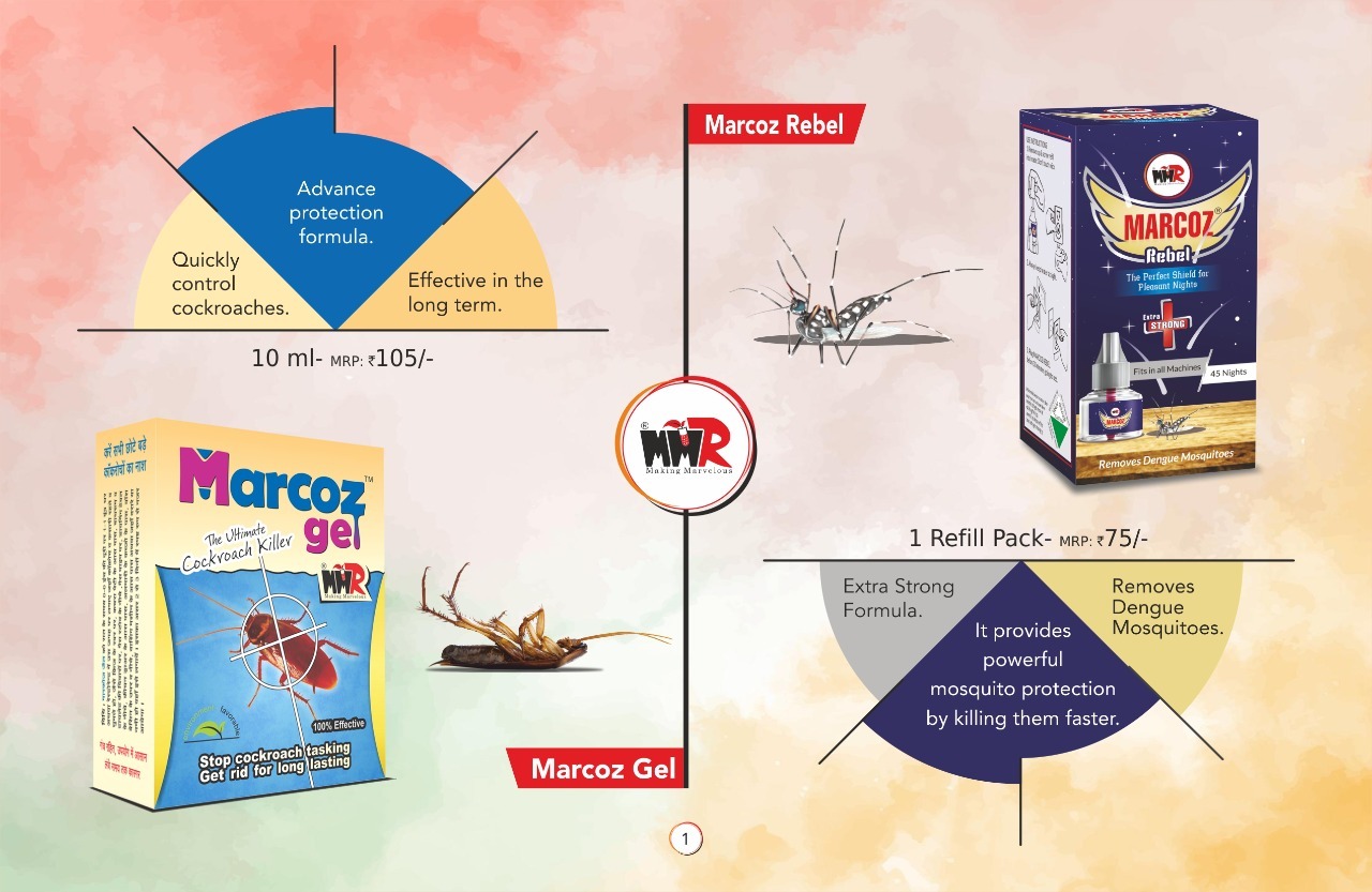 0.05% Marcoz Cockroach Killer Fipronil Gel