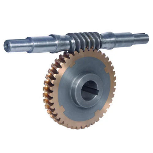 Cast Iron Worm Gear - Color: Silver