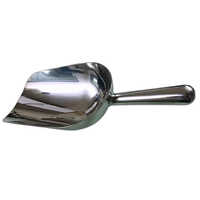 Stainless Steel Scoop - Over 1000 Gm Capacity | Silver Color, Durable Material, Warranty Included