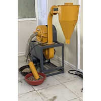Corn And Maize Grinding Machine - Ms Material, 300 Kg/hr Capacity, Yellow Color, 3 Hp Power, Automatic Operation | Commercial Use, Warranty Included