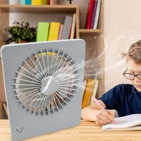 PORTABLE DESK FAN TABLE FAN WITH 3 MODES   (17595)