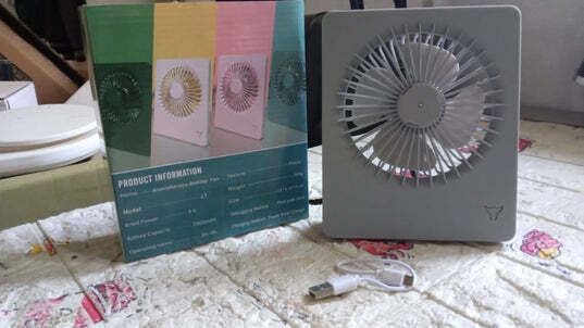PORTABLE DESK FAN TABLE FAN WITH 3 MODES   (17595)