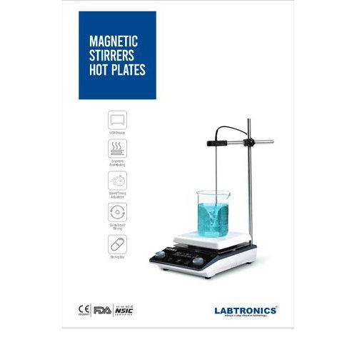 Magnetic Stirrer With Hot Plate - Material: Mild Steel