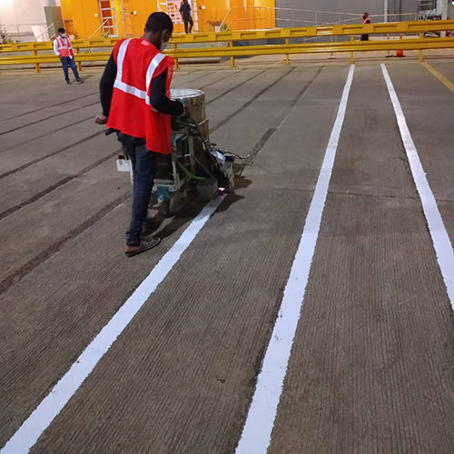 Industrial Assembly Point Thermoplastic Paint Marking સેવાઓ