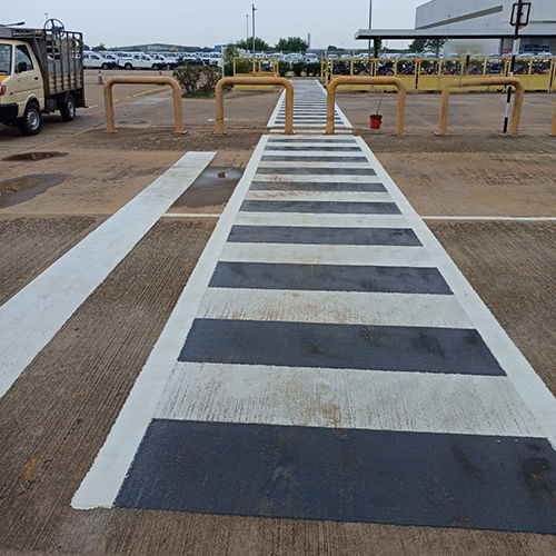 Entry Zebra Thermoplastic Paint Marking Services