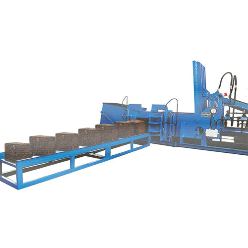 Blue Painted Triple Compression Baling Press With Bale Transfer Table