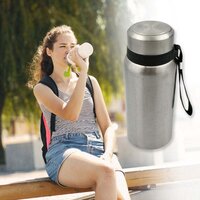 TAINLESS STEEL WATER BOTTLE WITH DORI EASY TO CARRY LEAK PROOF (12754)