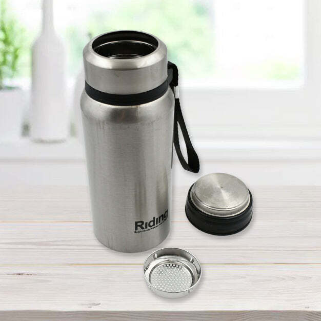 TAINLESS STEEL WATER BOTTLE WITH DORI EASY TO CARRY LEAK PROOF (12754)