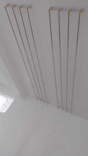 Apartment ceiling mounted cloth drying hangers in Muttar Kerala