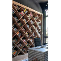 Unique Wooden Book Shelf