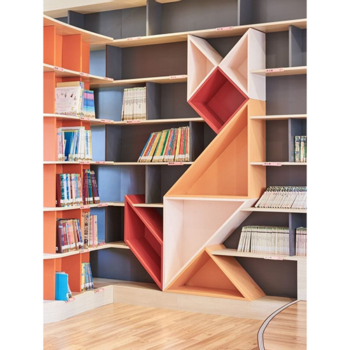 Library Designer Wooden Book Shelf