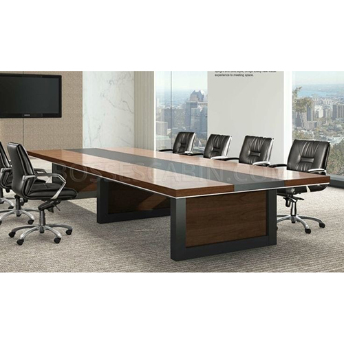 Rectangular Wooden Conference Table