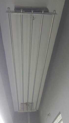 Roof mounted  zig zag cloth drying ceiling hangers in Vandanam kerala