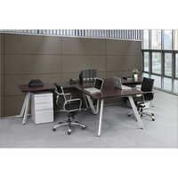T-Shaped Open Office Work Station