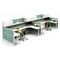C-Shaped Desk Partitions