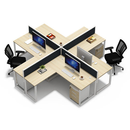 Different Options Available X-Shaped Desk Partitions