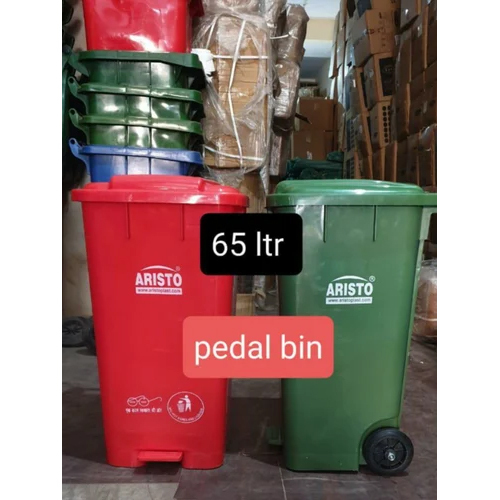6 5Ltr Wheeled Pedal Dustbin