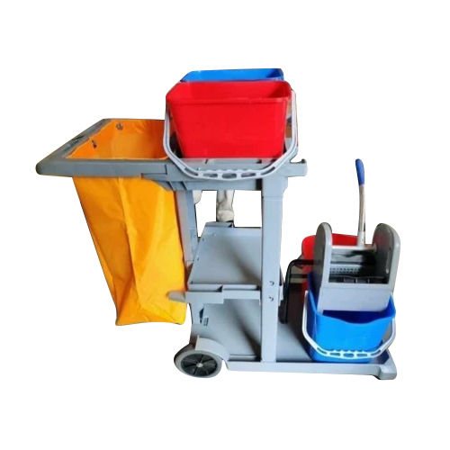 Grey Multipurpose Janitor Cart