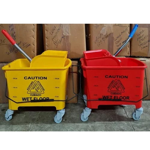 Single Bucket Wringer Trolley