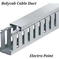 Rolycab Pvc Channel Duct - Various Sizes 25x25mm To 60x60mm | Durable Pvc Material, 1 Meter Length