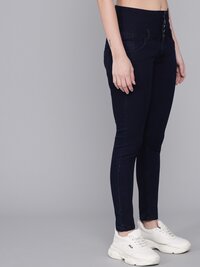 M Moddy 234C-Blue Women Slim Fit Stretchable Dark Blue Jean