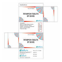 300mg Rifampicin Tablets Bp - Medicine Grade, High Purity | Tablet Form For Hospital Use, Ideal For Bacterial Infection Management
