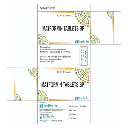 Maformin Tablets Bp Grade: Medicine Grade