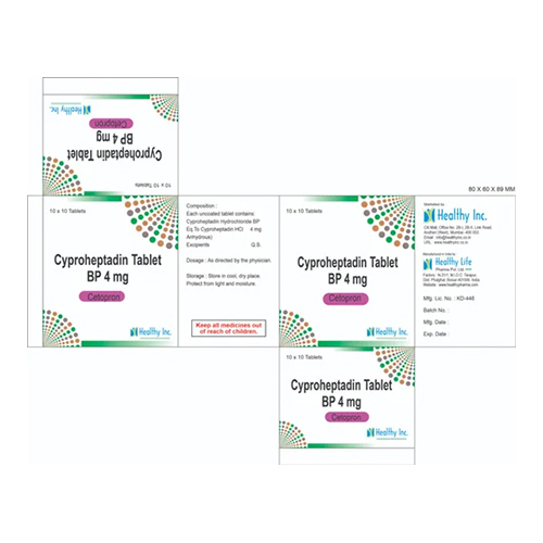 4mg Cyproheptadin Tablets BP