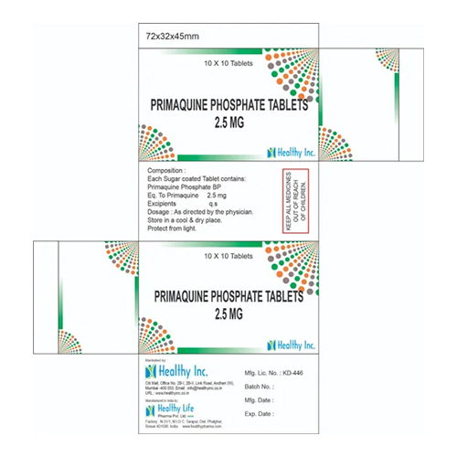 Primaquine Phosphate Tablet 2.5mg