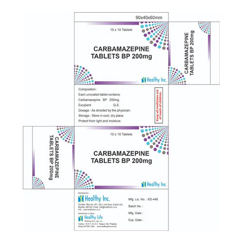 200Mg Carbamazepine Tablets Bp Grade: Medicine Grade