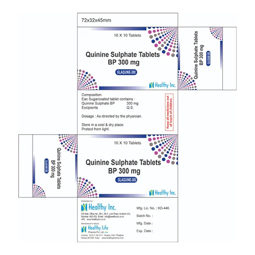 300mg Quinine Sulphate Tablets BP