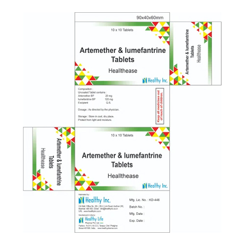 Artemether And Iumefantrine Tablets