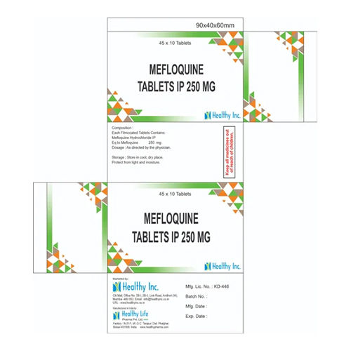 250Mg Mefloquine Tablets Ip Grade: Medicine Grade