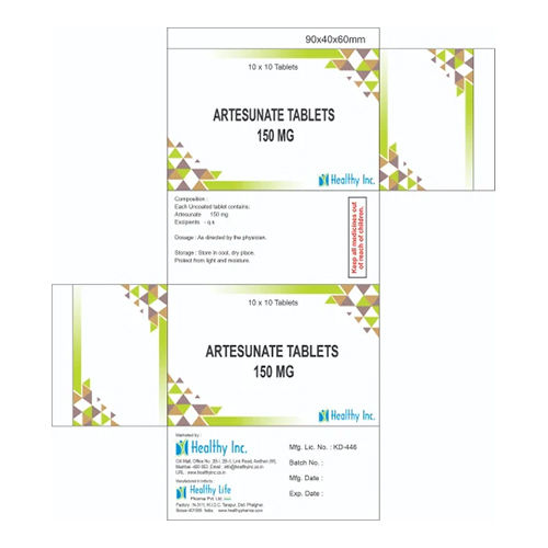 150Mg Artesunate Tablets Grade: Medicine Grade