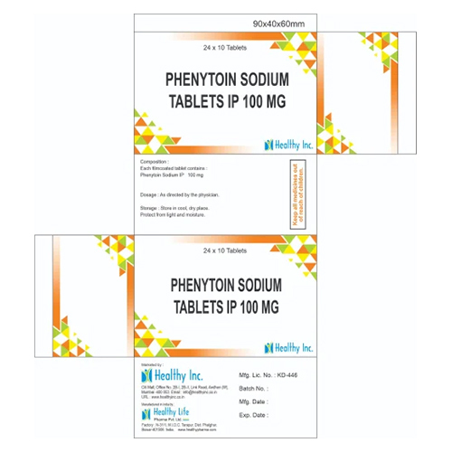 100mg Phenytoin Sodium Tablets IP