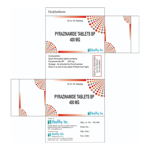 400mg Pyrazinamide Tablets BP