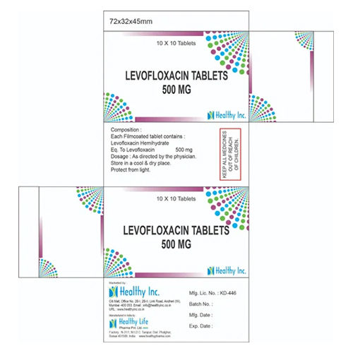 500Mg Levofloxacin Tablets Grade: Medicine Grade