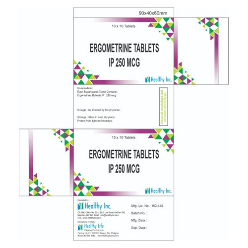 250mcg Ergometrine Tablets IP