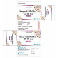 1.5mg Haloperidol Tablets Bp Grade: Medicine Grade