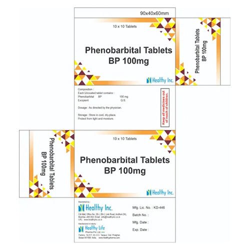 100mgPhenobarbital Tablets BP