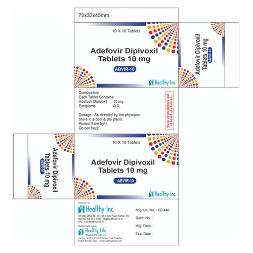 Adefovir Dipivoxil Tablet 10mg