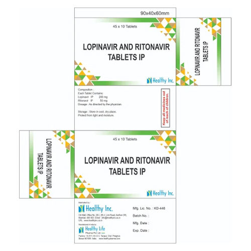 Lopinavir And Ritonavir Tablets Ip Grade: Medicine Grade