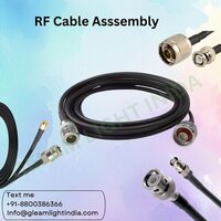 Rf Cable Assembly In Rg58 - Pvc Material, Custom Length, Black Color, Copper Shielding | Rf Connectors, High Reliability, Strong Vibration Resistance