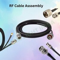 Rf Cable Assembly In Rg58 - Pvc Material, Custom Length, Black Color, Copper Shielding | Rf Connectors, High Reliability, Strong Vibration Resistance