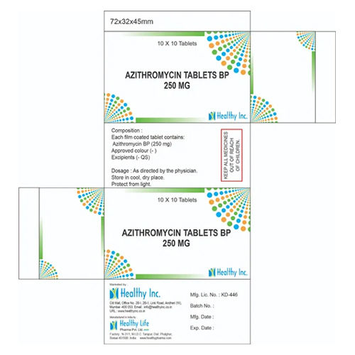 250mg Azithromycin Tablets BP