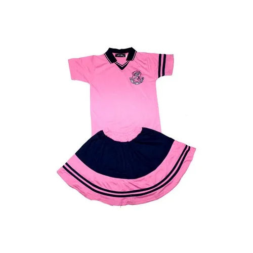 Girls  T-Shirt And Skirt Uniform Age Group: Kids