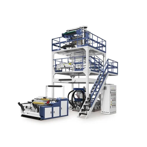 White Om-2045-55-800 Two Layer Blown Film Plant