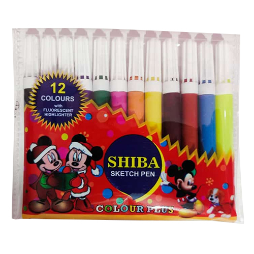 12 Colored Sketch Pen