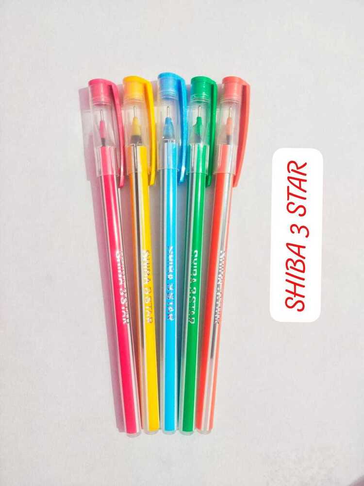 Shiba 3 Star Df Ball Pen - Color: Multicolor